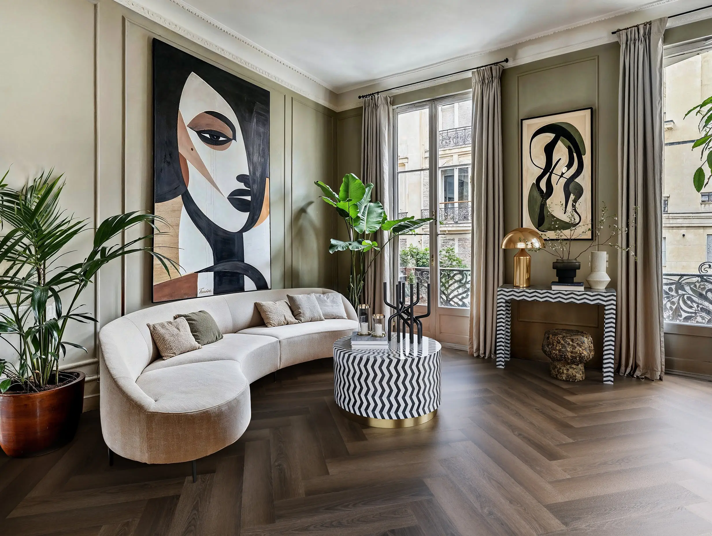 Saffier PVC Avenue Venice Oak visgraat