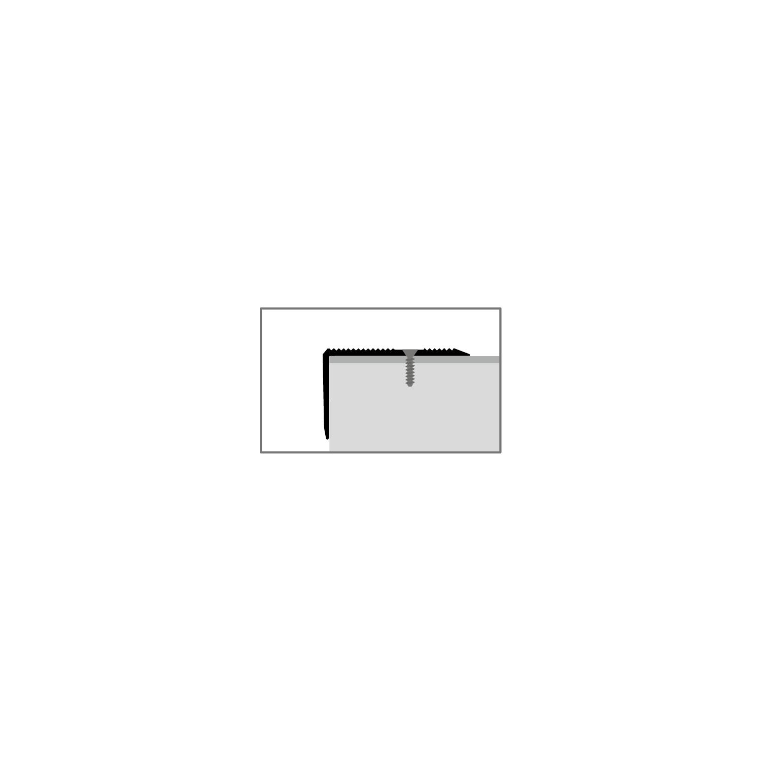 KÜBERIT 228 Hoekprofiel F4 Zilver 250cm