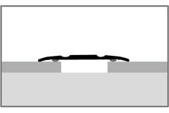 KÜBERIT 438 SK Dilatatieprofiel F2 Edelstaal 300cm