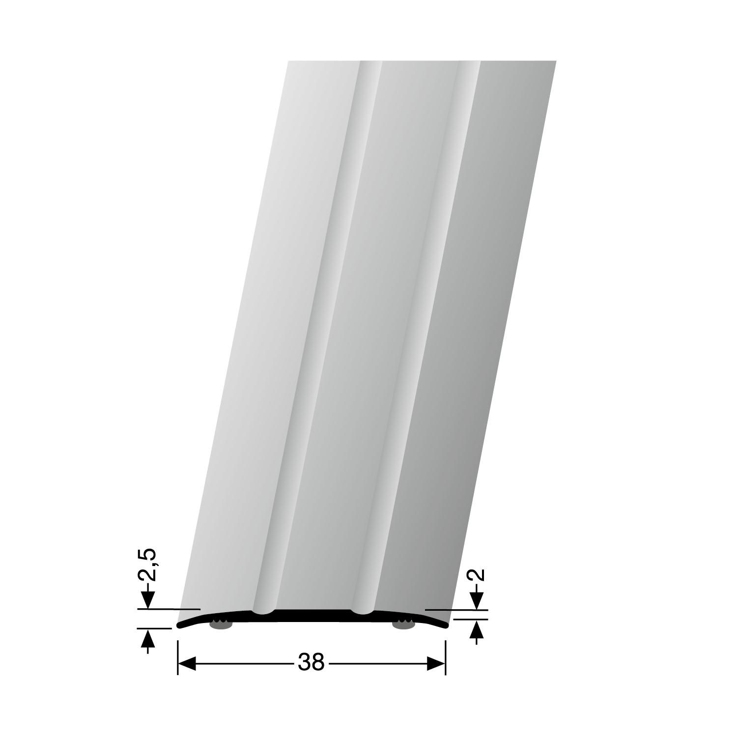 KÜBERIT 438 SK Dilatatieprofiel F4 Zilver 300cm
