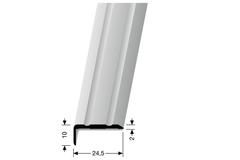 KÜBERIT 236 SK Hoekprofiel F16 Zwart 300cm