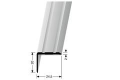 KÜBERIT 235 SK Hoekprofiel F16 Zwart 300cm