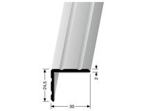 KÜBERIT 234 SK Hoekprofiel F16 Zwart 300cm