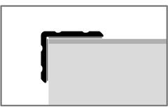 KÜBERIT 234 SK Hoekprofiel F2 Edelstaal 300cm