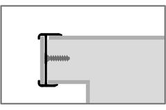KÜBERIT 844 WS Trapkantprofiel F16 Zwart 300cm