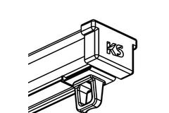 FOREST KS Draaistop met kap | Wit