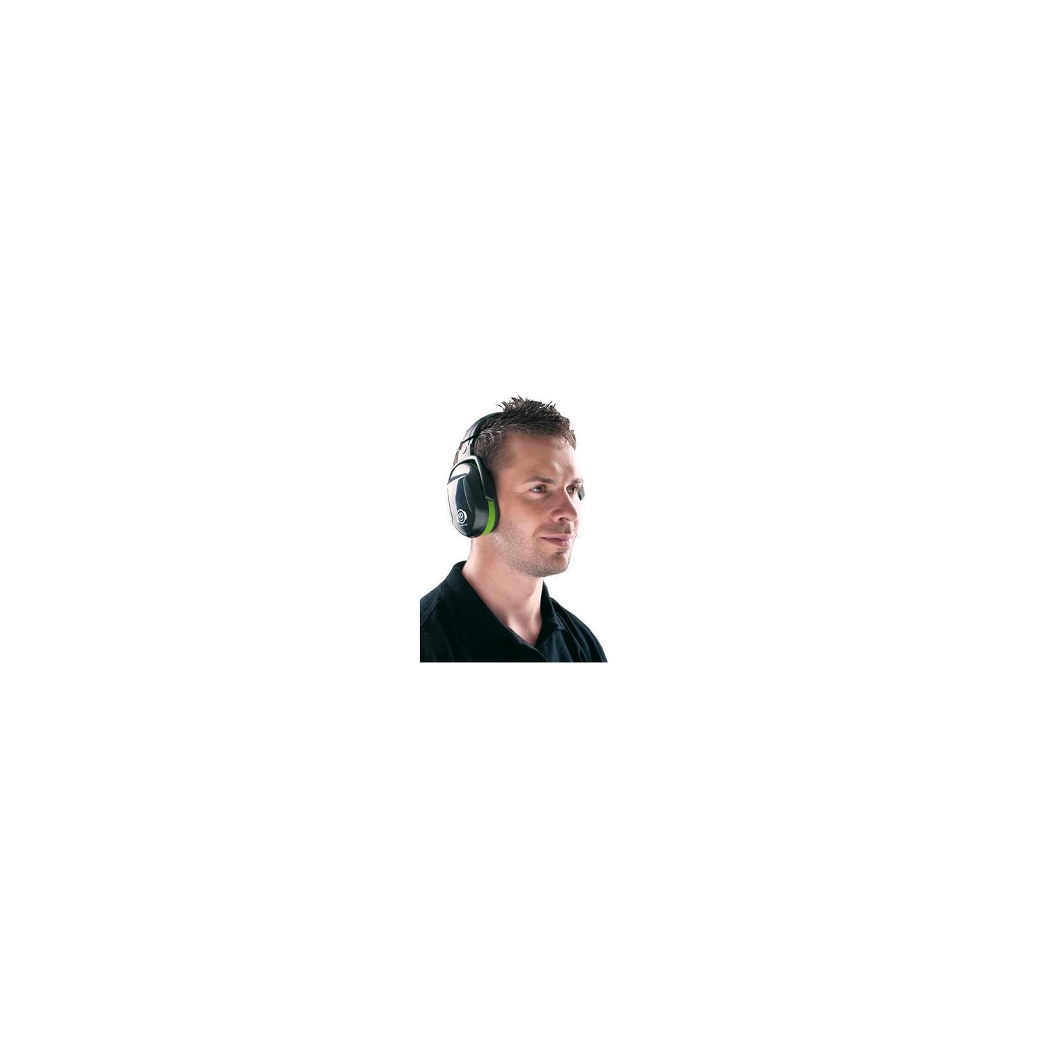 EAR DEFENDER 1h Gehoorkap 26dB Zwart/Groen