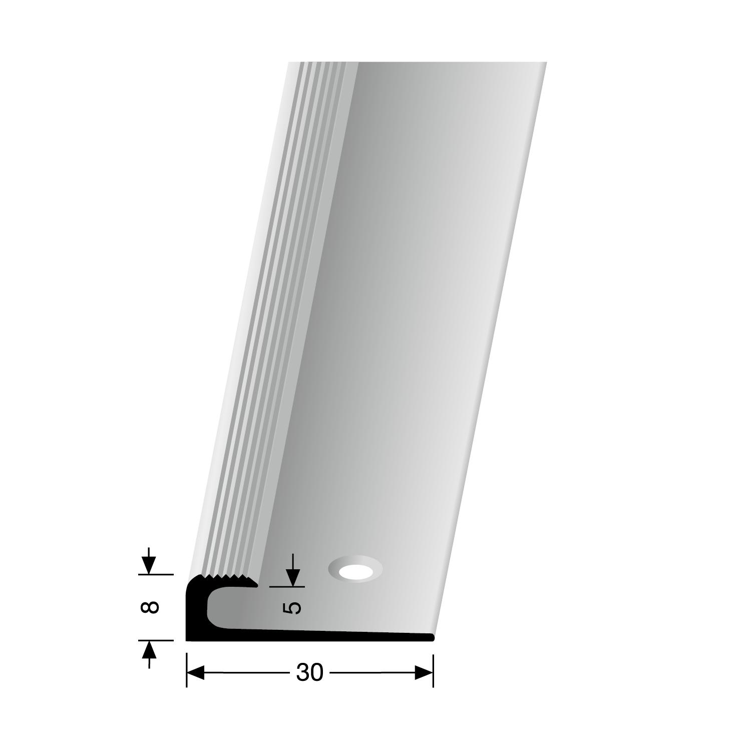 KÜBERIT 806 SK Afsluitprofiel F4 Zilver 250cm