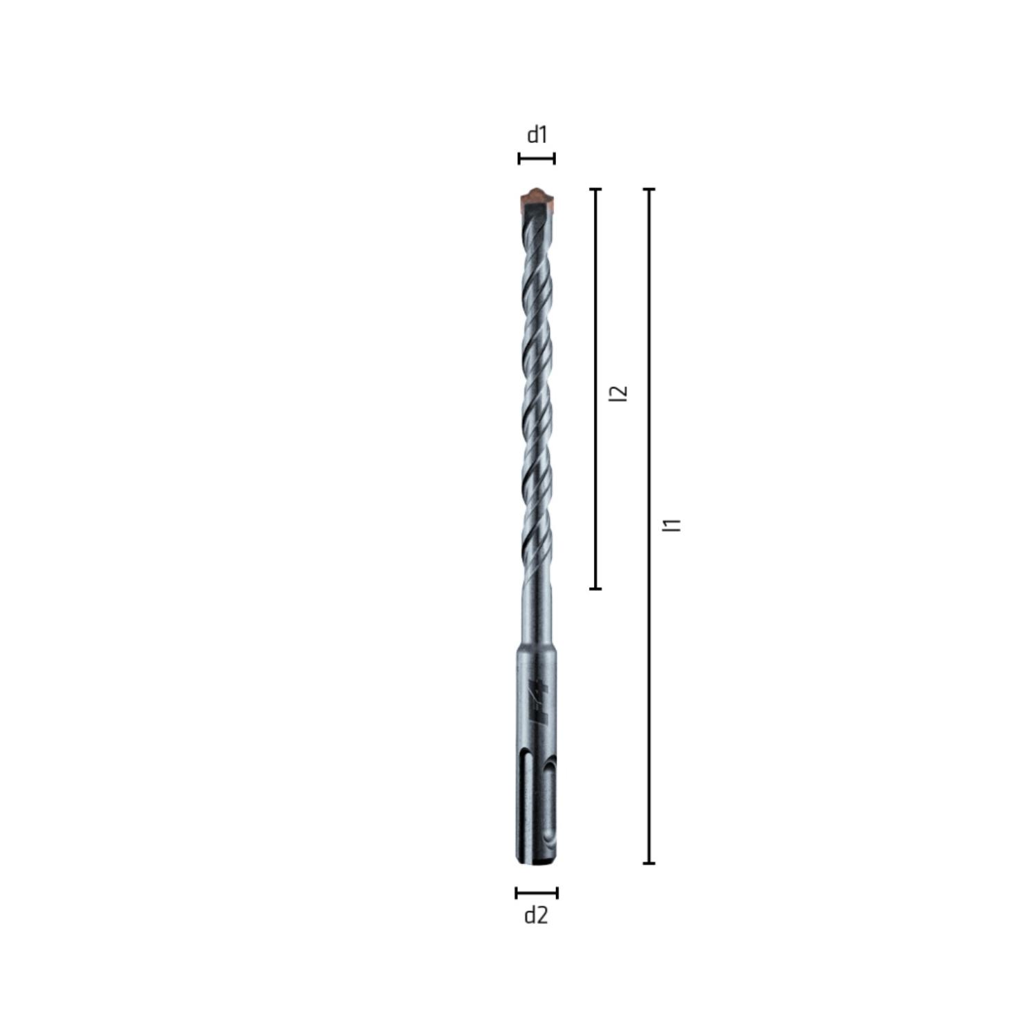 INTR. Hamerboor SDS-Plus 4 snijder 6x110mm