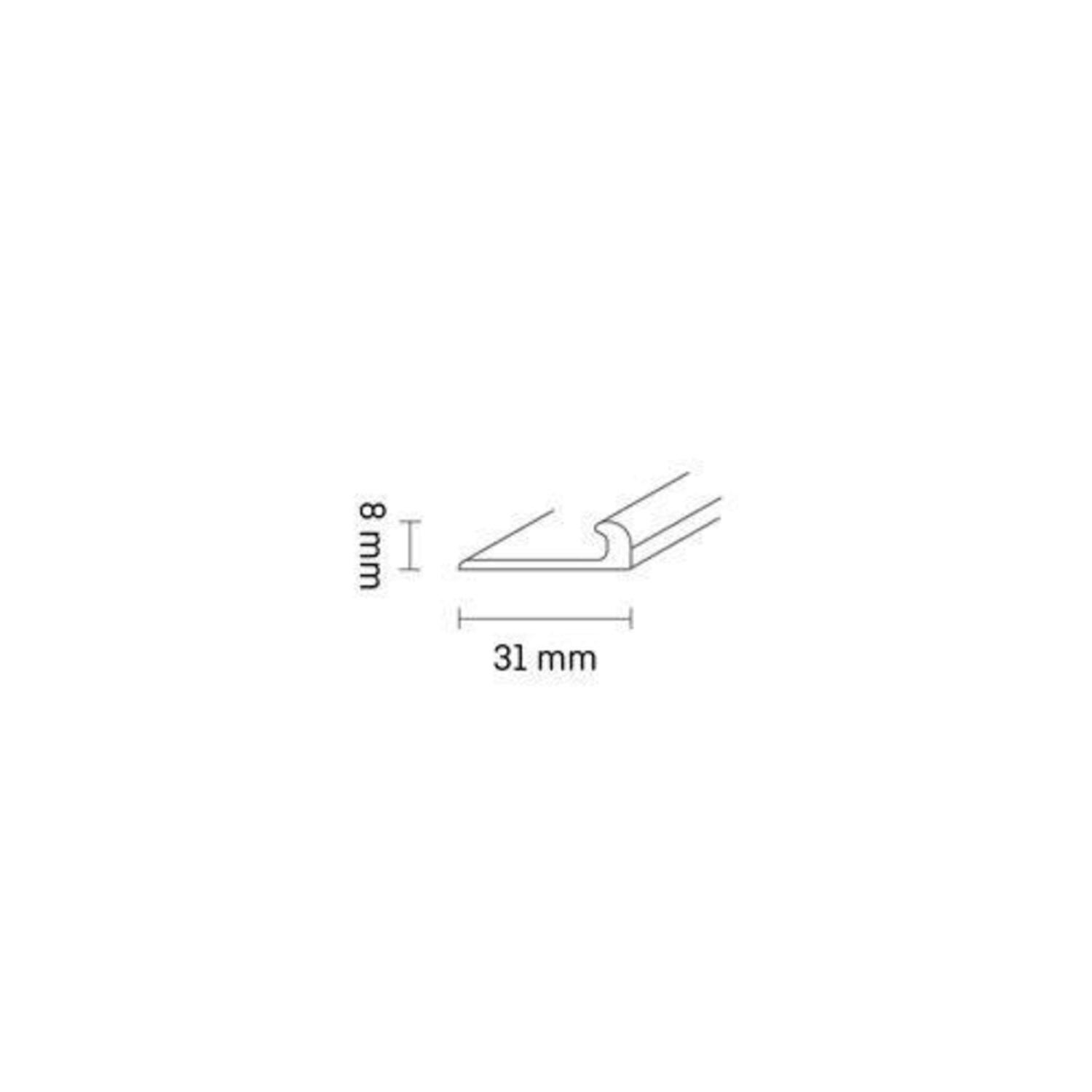 DÖLLKEN EL.8 Eindprofiel 0138 Grijs 400cm