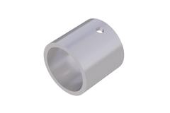 WEPRO Varius Ø20mm Eindknop Zilver brush