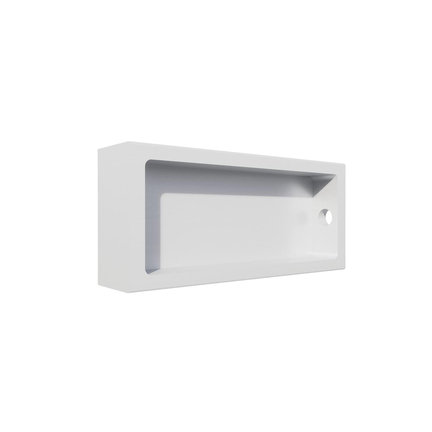 WEPRO Varius 40x15mm Eindknop Wit