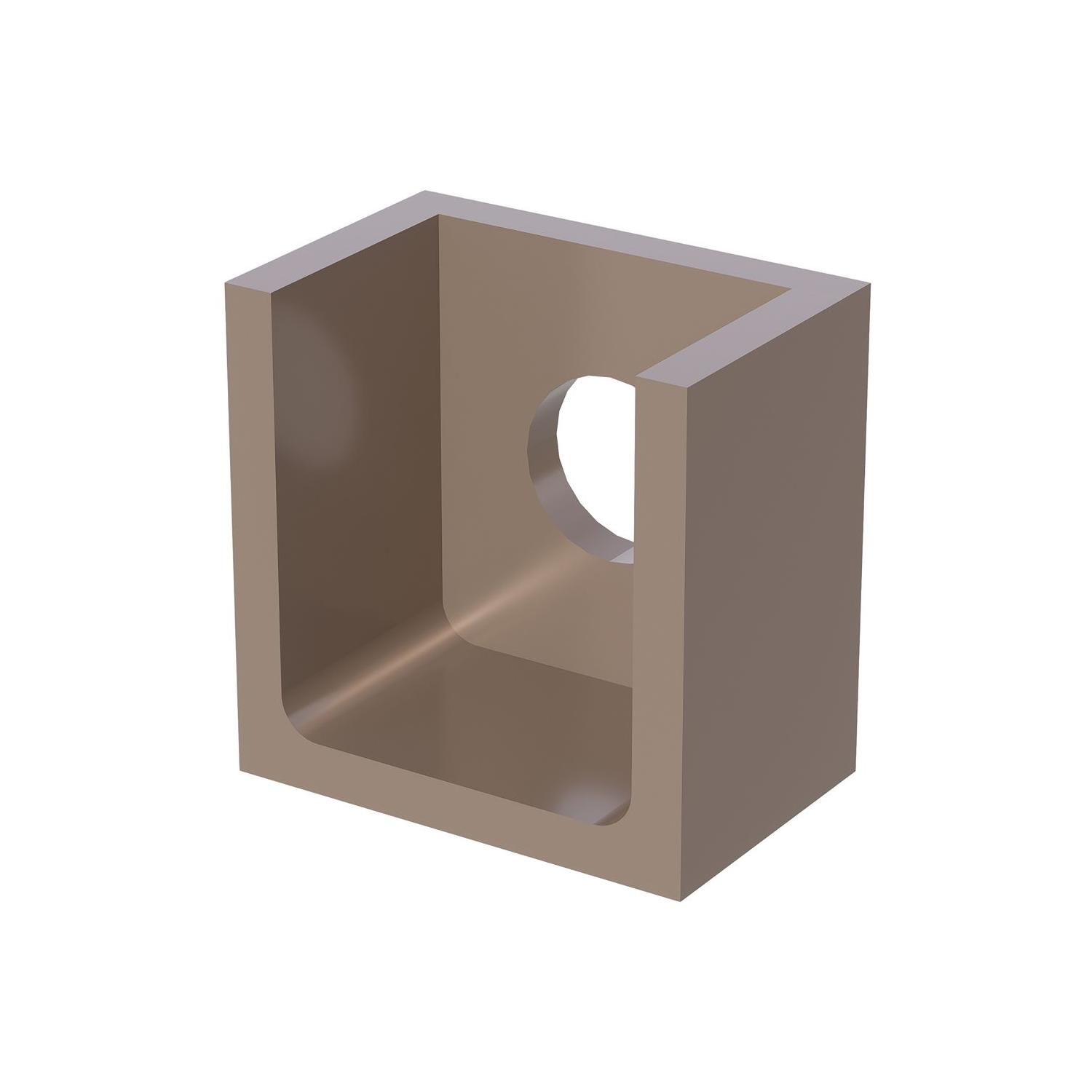 WEPRO Varius 20x20mm Wandrozet Cendre