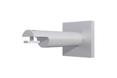 WEPRO Varius wandst enk 90mm Zilver brush Vierk