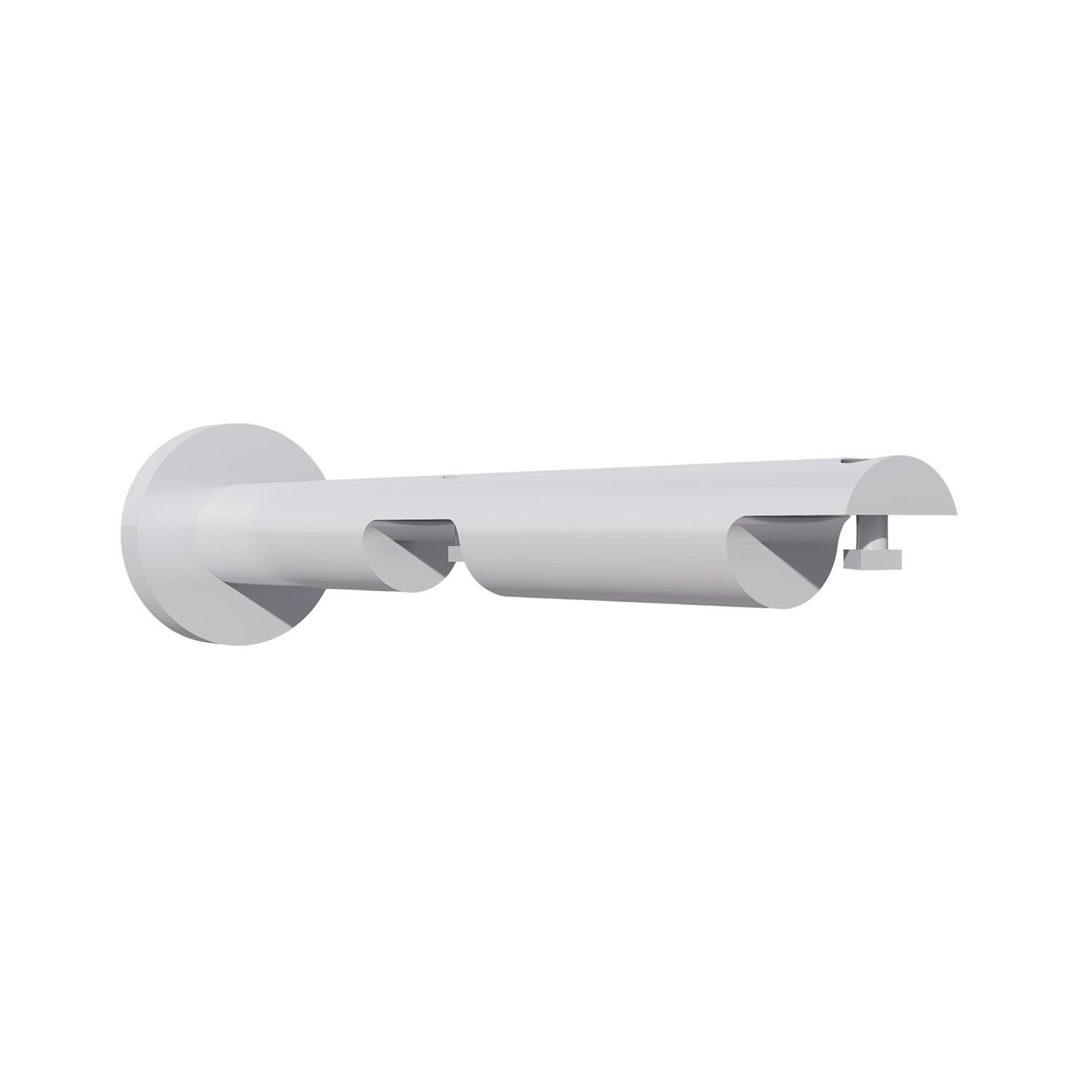 WEPRO Varius wandst dub 90/180mm Zilver brsh Rond