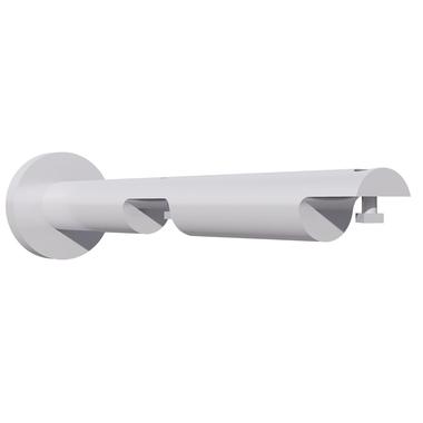 WEPRO Varius wandst dub 90/180mm Zilver brsh Rond