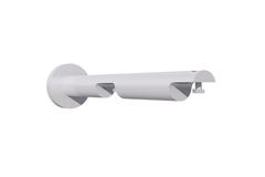 WEPRO Varius wandst dub 90/180mm Zilver brsh Rond