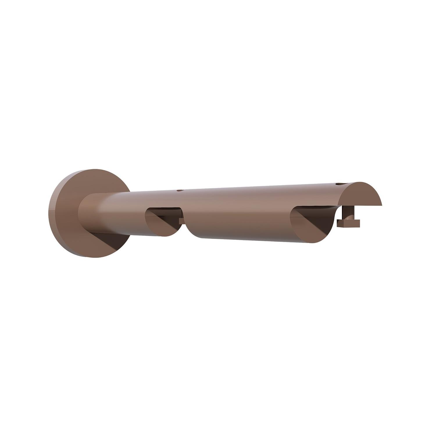 WEPRO Varius wandst dub 90/180mm Brons brush Rond