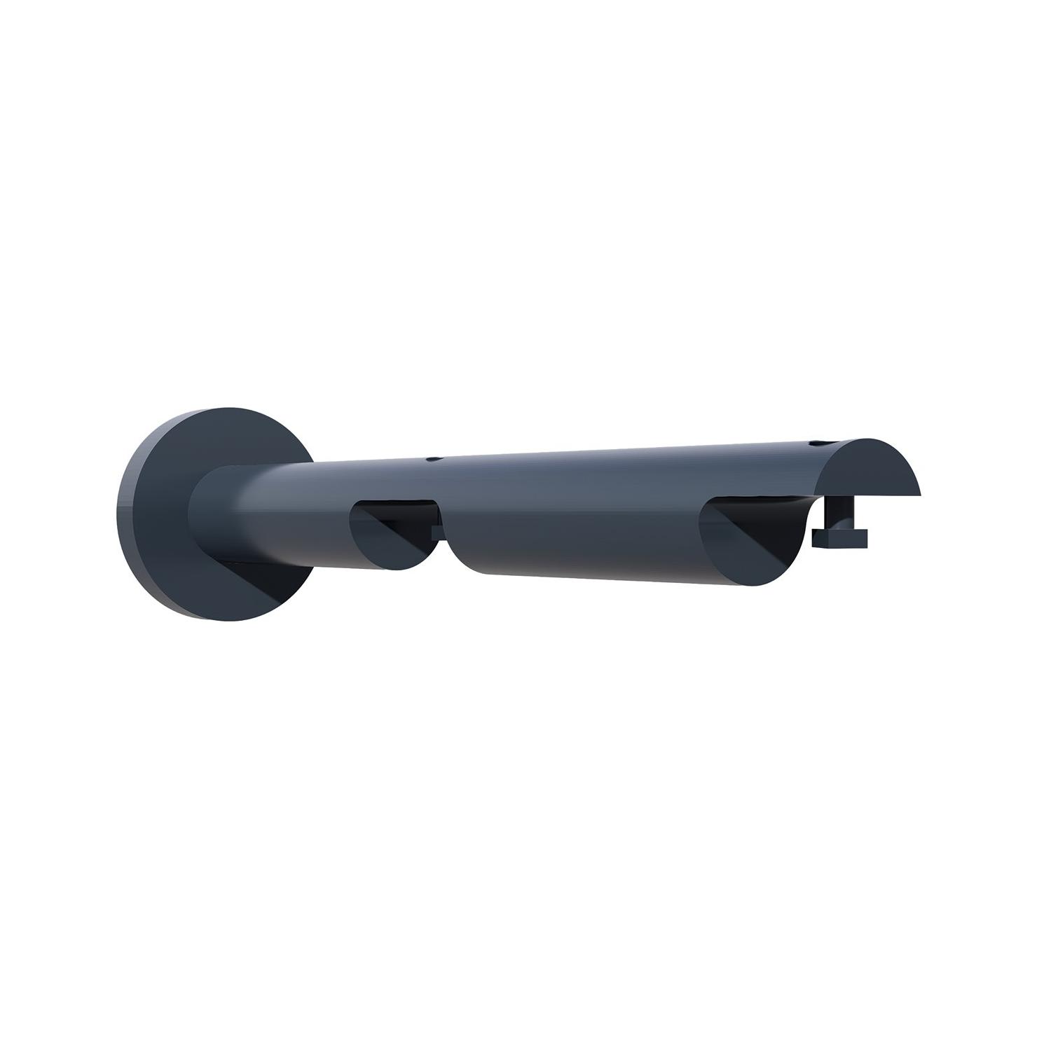 WEPRO Varius wandst dub 90/180mm Zwart mat Rond
