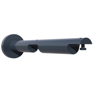 WEPRO Varius wandst dub 90/180mm Zwart mat Rond