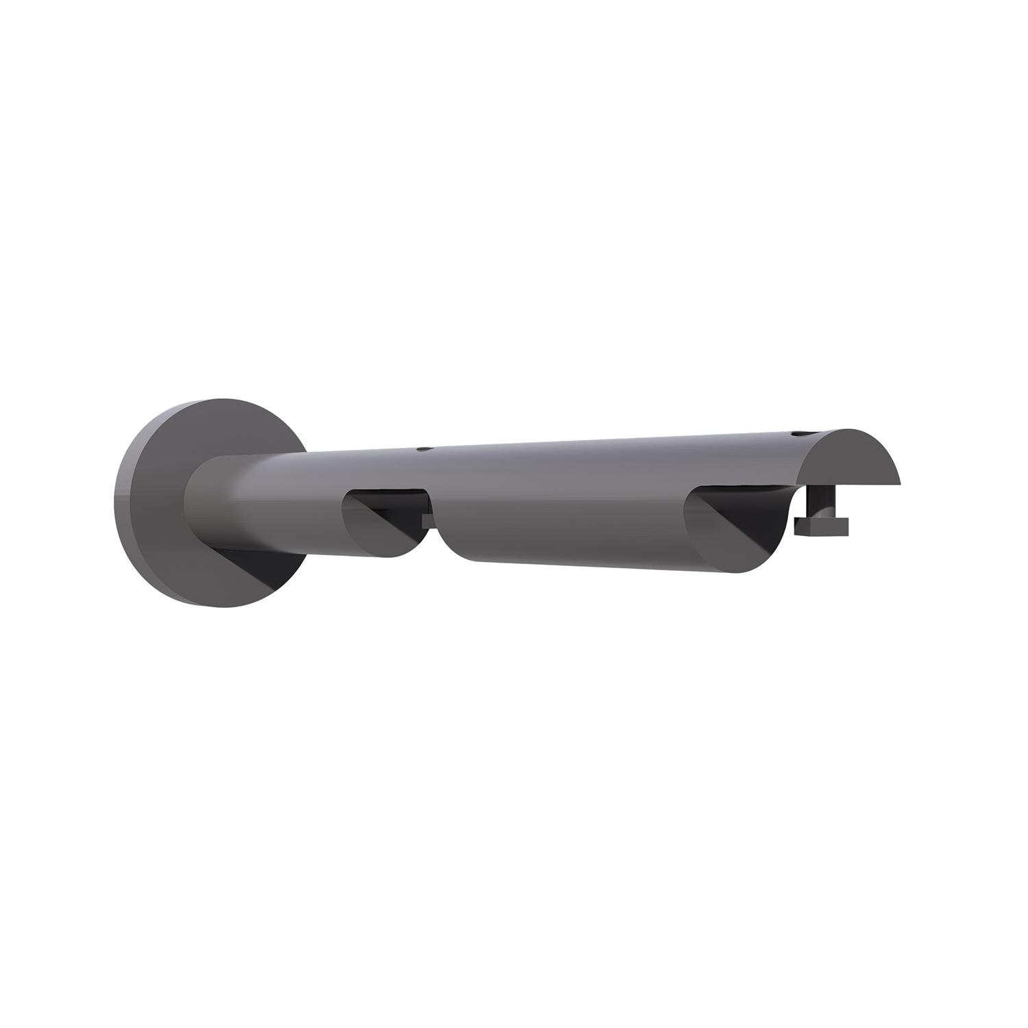 WEPRO Varius wandst dub 90/180mm Antraciet Rond