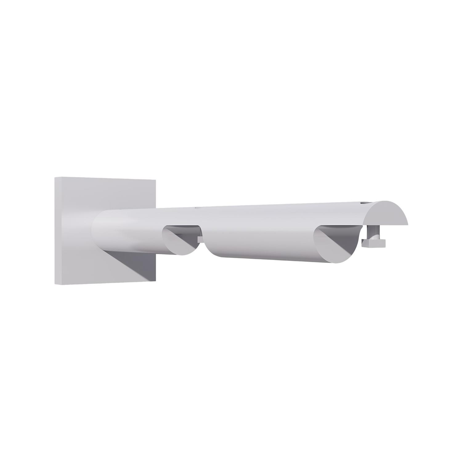 WEPRO Varius wandst dub 90/180mm Zilver brsh Vierk