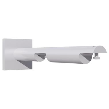 WEPRO Varius wandst dub 90/180mm Zilver brsh Vierk