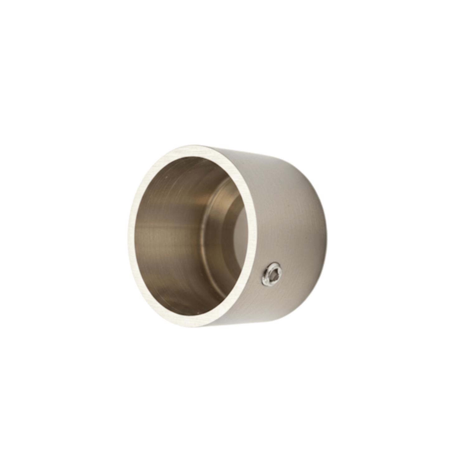 Eindknop Consul nikkel mat 29 x 12 mm