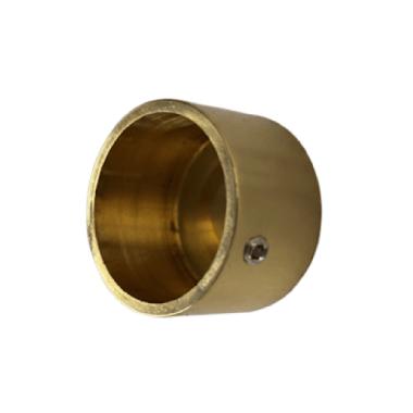 Eindknop Consul messing 25 x 12 mm