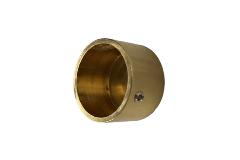 Eindknop Consul messing 25 x 12 mm