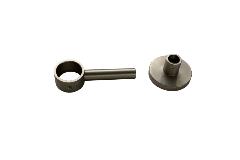 Steun 25 mm nikkel mat 80 x 50 mm