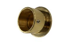 Wandrozet messing 32 x 45 mm
