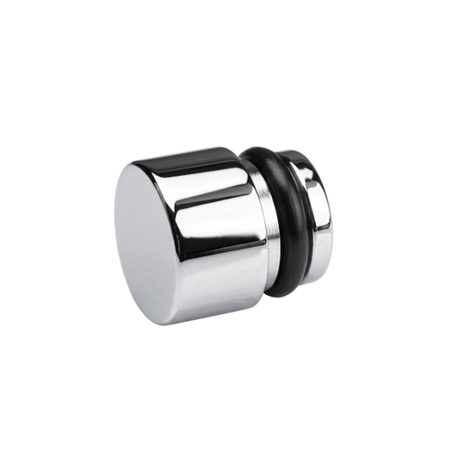 WEPRO Curios eindknop Natus Ø20mm Chroom