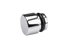 WEPRO Curios eindknop Natus Ø20mm Chroom