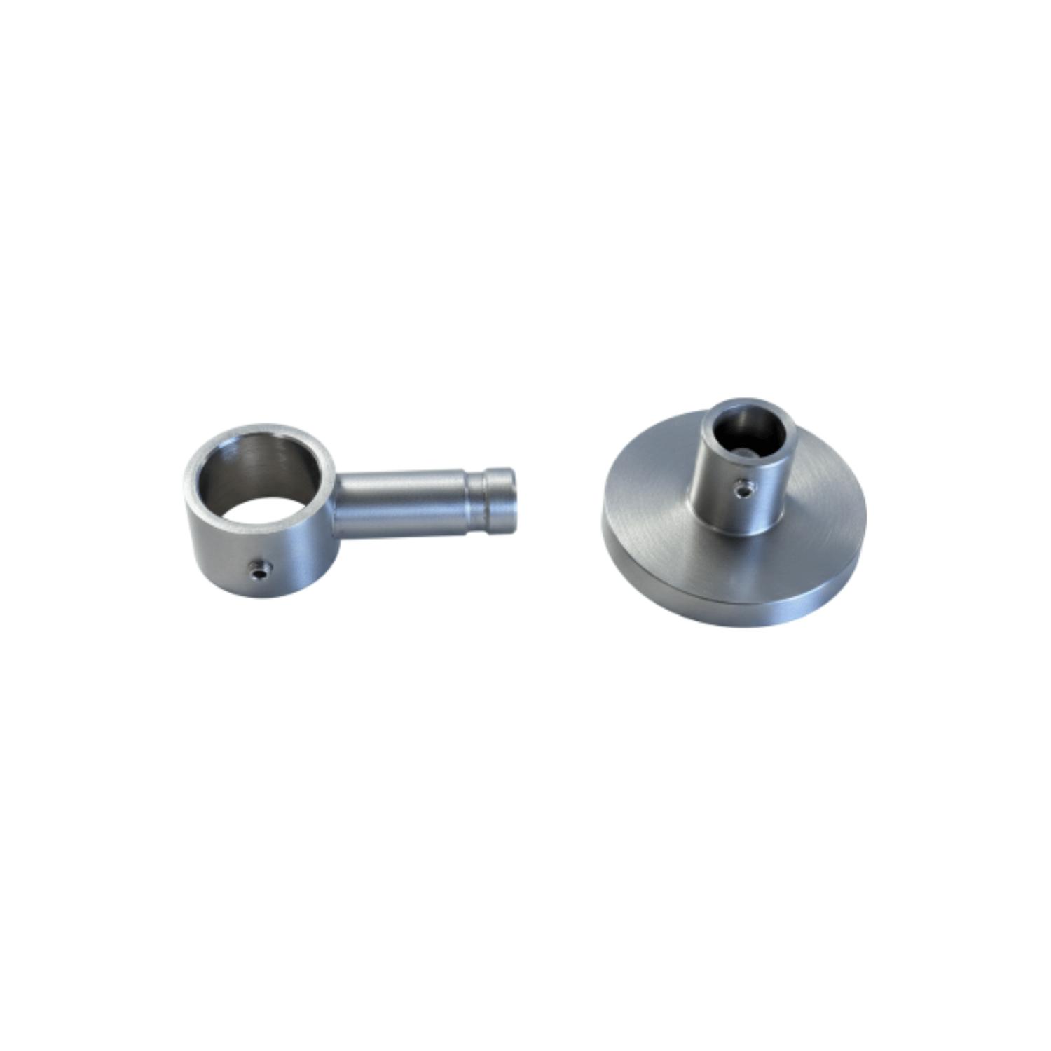 Plafondsteun roede 20 mm edelstaal 47x55 mm