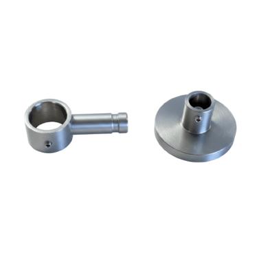 Plafondsteun roede 20 mm edelstaal 47x55 mm