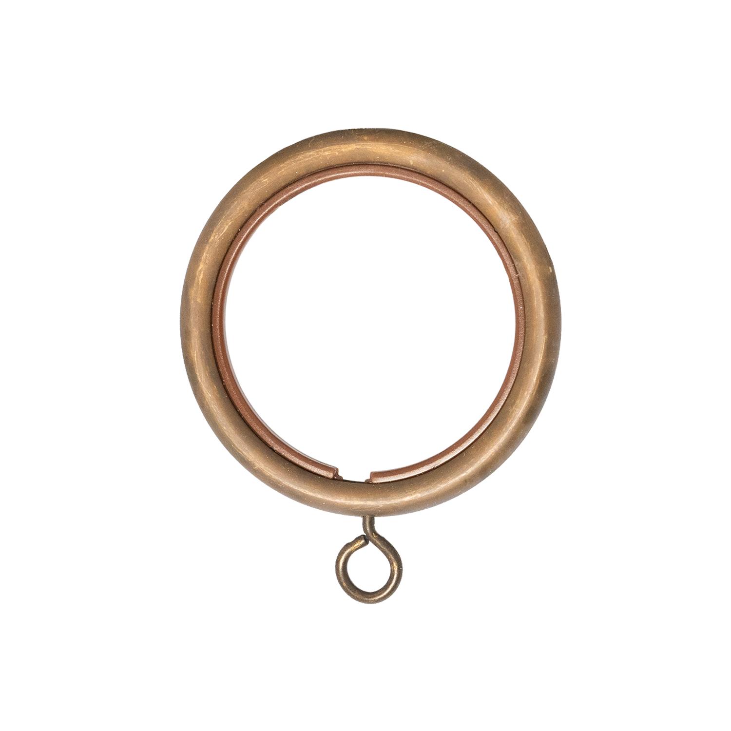 Ring brons 50 x 39 mm (28 mm) met kunststof inleg
