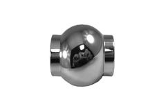 Eindknop Bubble 30 mm Matzwart 60x60 mm