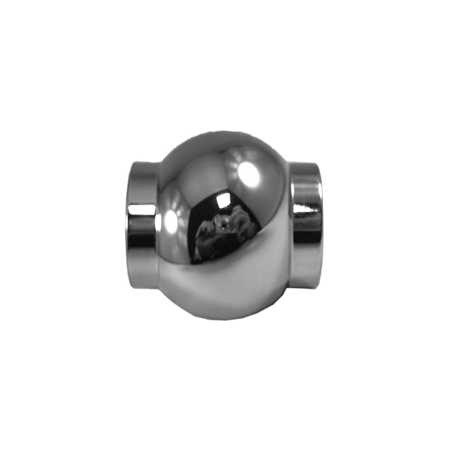 Eindknop Bubble 30 mm Chroom 60x60 mm