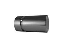 Knop Cylinder 20mm grafiet