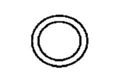 WEPRO Ring met oog wit 70 x 50mm (35mm)