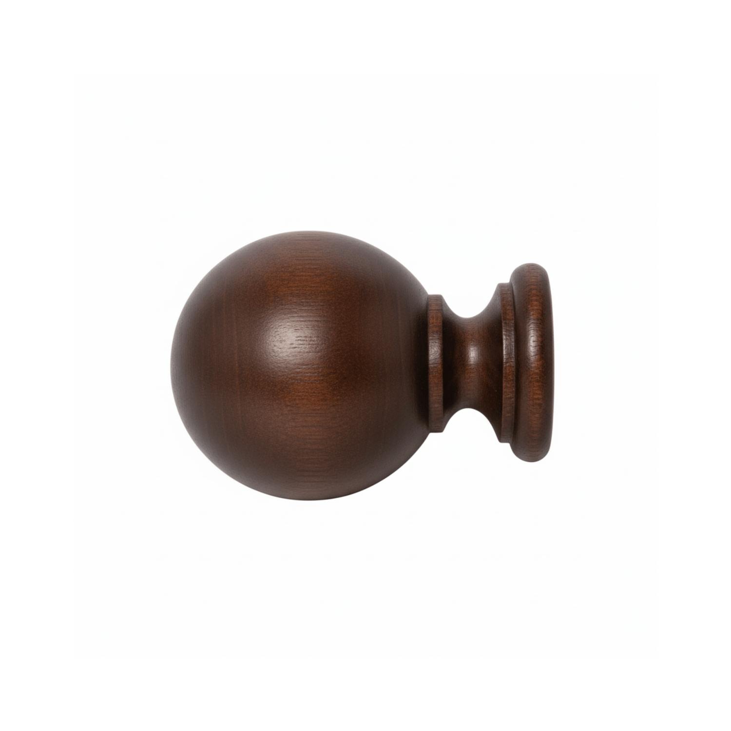 Eindknop Bol noten 55 x 75mm (28mm)