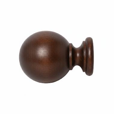 Eindknop Bol noten 55 x 75mm (28mm)
