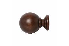 Eindknop Bol noten 55 x 75mm (28mm)