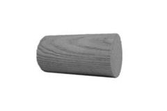 Knop 28mm Cilinder dark ash 69x41mm