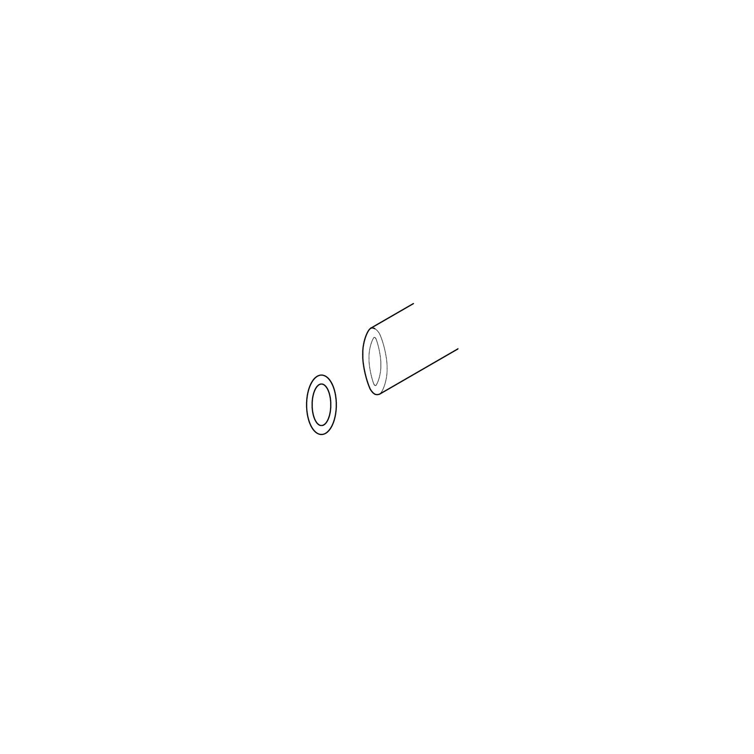 WEPRO Vouwstaaf ovaal 13x5mm transparant 580cm