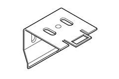 WEPRO Steun wit (plafond-en wand plaatsing)