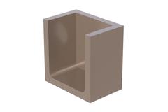 WEPRO Varius 20x20mm Wandrozet Cendre