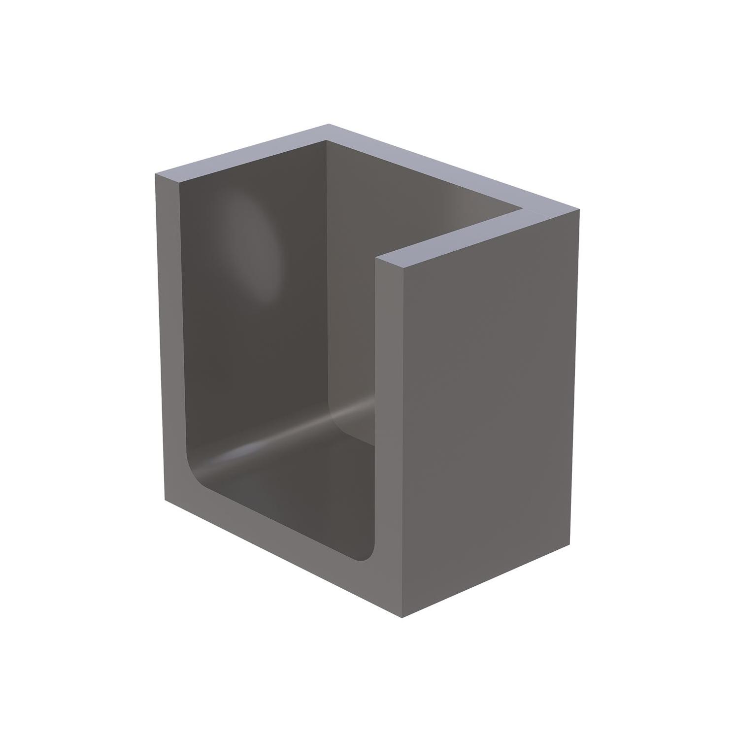 WEPRO Varius 20x20mm Wandrozet Antraciet