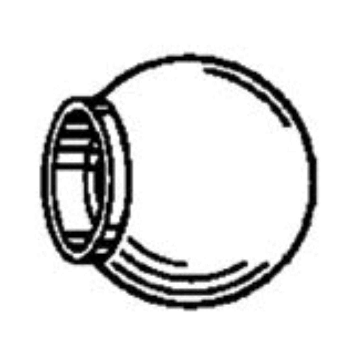 WEPRO Mondial eindknop Tondo Ø20mm Chroom
